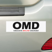 OMD - Obsessives Makaw Autoaufkleber (Auf Auto)