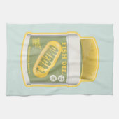 Omega 3 Fischöl Geschirrtuch (Horizontal)