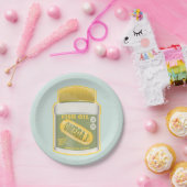 Omega 3 Fischöl Pappteller (Party)