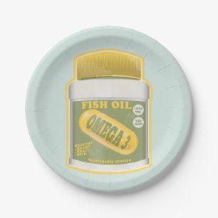 Omega 3 Fischöl Pappteller