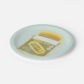 Omega 3 Fischöl Pappteller (Schrägansicht)