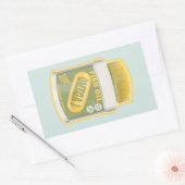 Omega 3 Fischöl Rechteckiger Aufkleber (Umschlag)