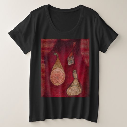 Omega 5, Fallen von Paul Klee Große Größe T-Shirt (Design vorne)