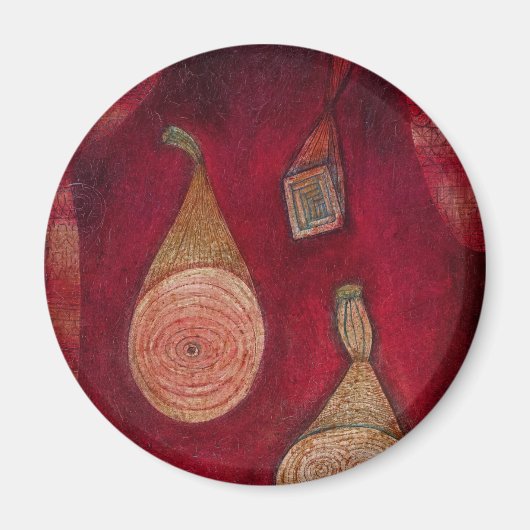 Omega 5, Fallen von Paul Klee Magnet (Vorne)