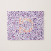 Omega-Augen-Test-Laubsäge Puzzle (Horizontal)