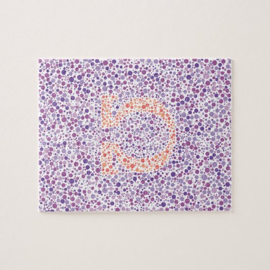 Omega-Augen-Test-Laubsäge Puzzle (Horizontal)