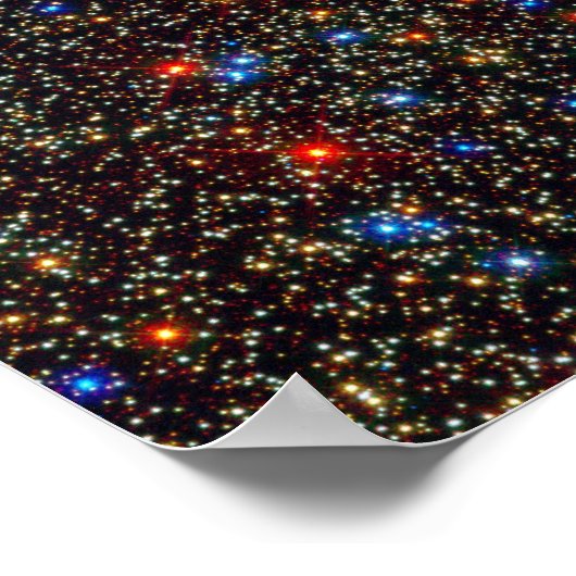 Omega Centauri Riesenstar-Cluster-Poster Poster (Ecke)