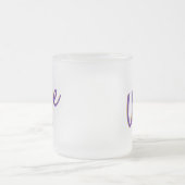 Omega Ehefrau Mattiert Glass Tasse (Mittel)