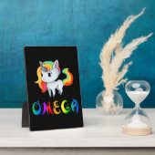 Omega Einhorn Fotoplatte (Seite)