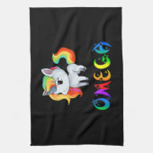 Omega Einhorn Geschirrtuch (Vertikal)