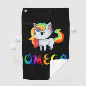 Omega Einhorn Golfhandtuch (Insitu)