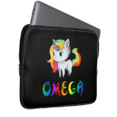 Omega Einhorn Laptopschutzhülle (Vorne Rechts)
