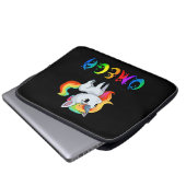 Omega Einhorn Laptopschutzhülle (Vorne Knopf)
