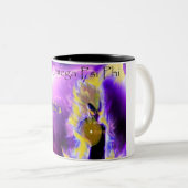 Omega-Flamme Zweifarbige Tasse (VorderseiteRechts)