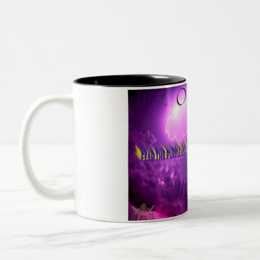 Omega-Flamme Zweifarbige Tasse (Links)