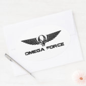 Omega Force Logo-Aufkleber Ovaler Aufkleber (Umschlag)