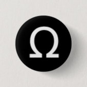 Omega-Knopf Button (Vorderseite)
