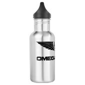 Omega-Kraft Edelstahlflasche (Links)