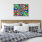 Omega Light Canvas Print Leinwanddruck (Insitu (Schlafzimmer))