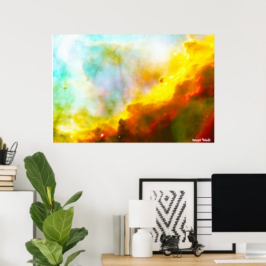 Omega-Nebel Poster (Heimbüro)