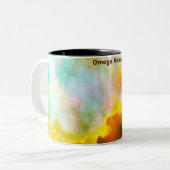 Omega-Nebel Zweifarbige Tasse (Vorderseite Links)