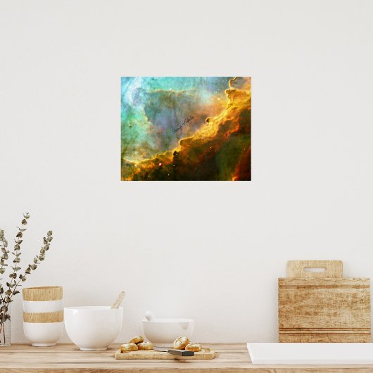 Omega Nebula Poster (Küche)