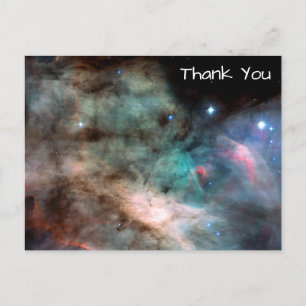 Omega Nebula Space Foto Vielen Dank Postkarte