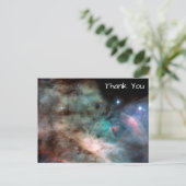 Omega Nebula Space Foto Vielen Dank Postkarte (Stehend Vorderseite)