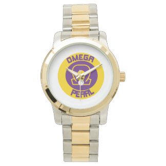 Omega Pearl Two-Tone Watch Armbanduhr