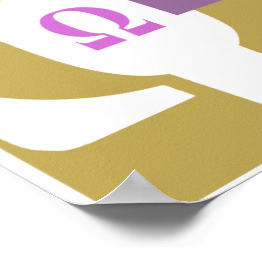 Omega-Poster Poster (Ecke)