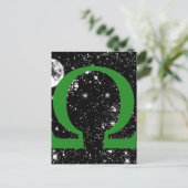 Omega Postkarte (Stehend Vorderseite)