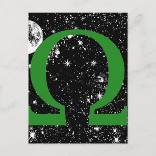 Omega Postkarte