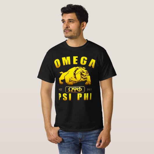 Omega Psi Phi Omegawood 1911 T-Shirt (Vorne ganz)