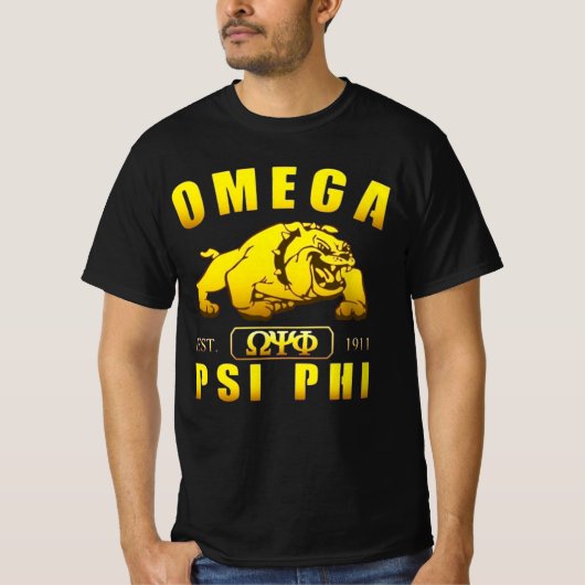 Omega Psi Phi Omegawood 1911 T-Shirt (Vorderseite)
