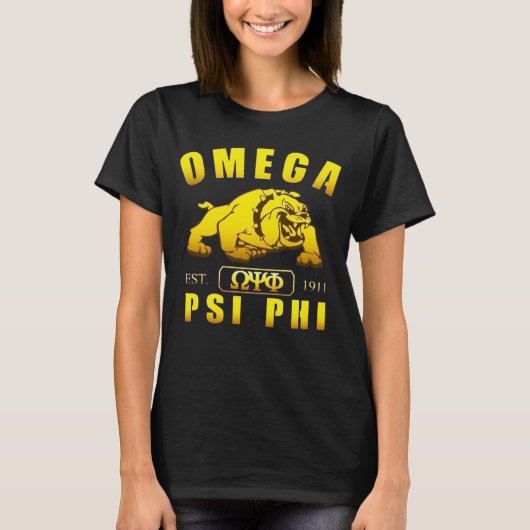 Omega Psi Phi Omegawood 1911 T-Shirt (Vorderseite)