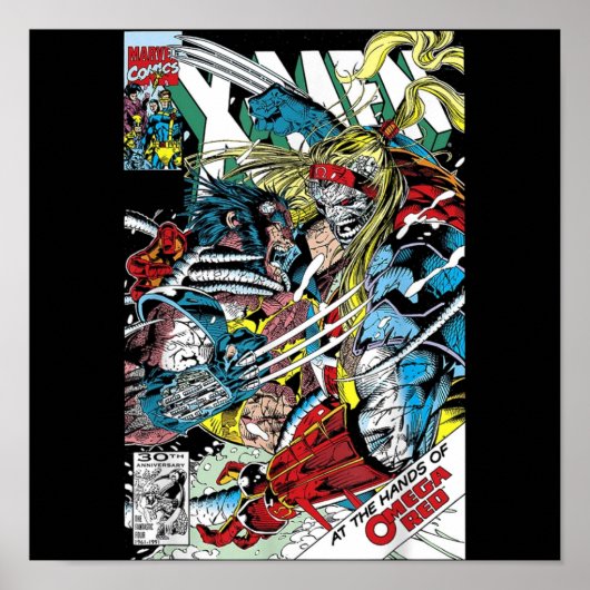 Omega Red Comic Book Cover Poster (Vorne)