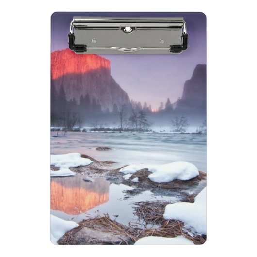 Omega-Rot Mini Klemmbrett (Vorderseite)