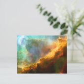 Omega/Schwanennebel (Hubble-Teleskop) Postkarte (Stehend Vorderseite)