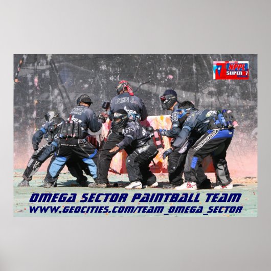 OMEGA SEKTOR PAINTBALL TEAM 2006 POSTER (Vorne)