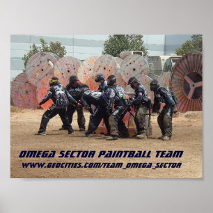 OMEGA-SEKTORpaintball-TEAM Poster