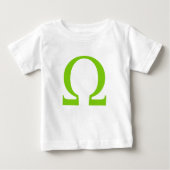 Omega-Symbol Baby T-shirt (Vorderseite)