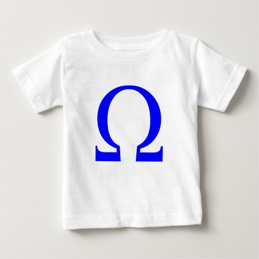 Omega-Symbol Baby T-shirt (Vorderseite)