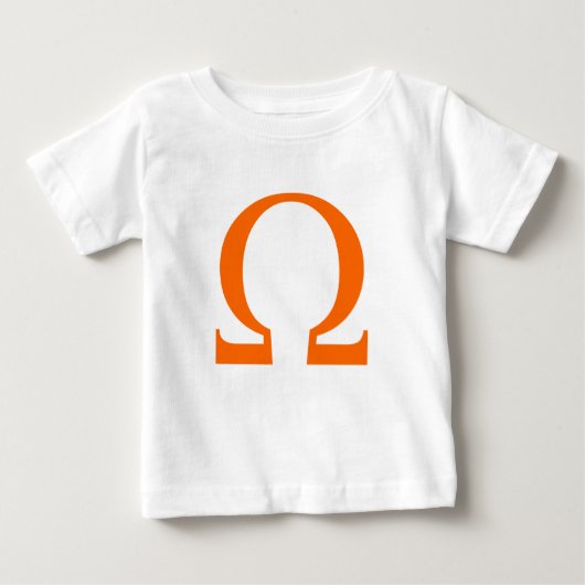 Omega-Symbol Baby T-shirt (Vorderseite)
