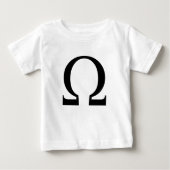 Omega-Symbol Baby T-shirt (Vorderseite)