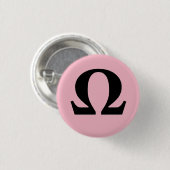 Omega, Symbol des Widerstand-kleinen Knopfes Button (Vorne & Hinten)