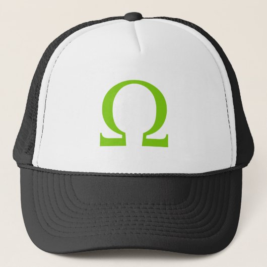 Omega-Symbol Truckerkappe (Vorderseite)