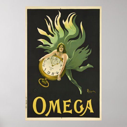 Omega-Uhr Poster - Cappiello Poster (Vorne)