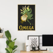 Omega-Uhr Poster - Cappiello Poster (Heimbüro)