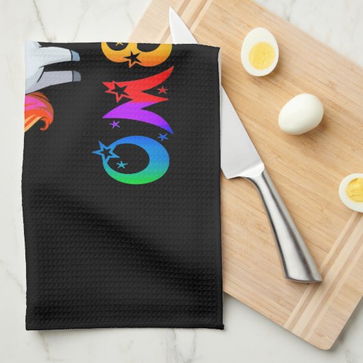 Omega Unicorn Geschirrtuch (Viertel Falte)