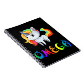 Omega Unicorn Notizblock (Rechte Seite)